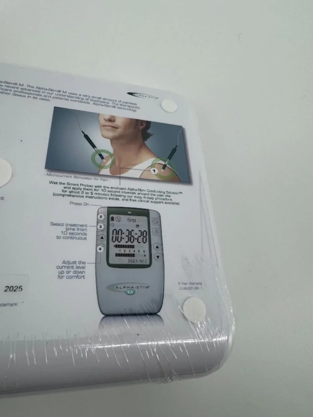 NEW/SEALED Alpha-Stim M device kit